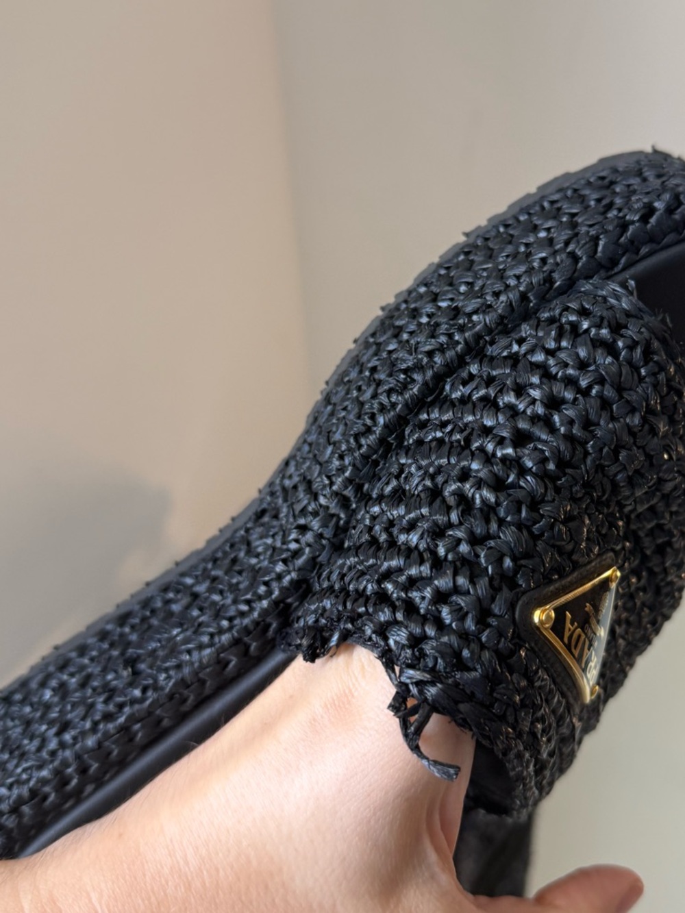 PRADA Logo espadrille slides 36 $1,150 - Picture 7 of 14